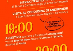 Evento organizzato da Andirivieni, cohousing agricolo di Busca, con Cresco, azienda agricola della Valle Varaita e prima Comunità a supporto dell'agricoltura del Piemonte